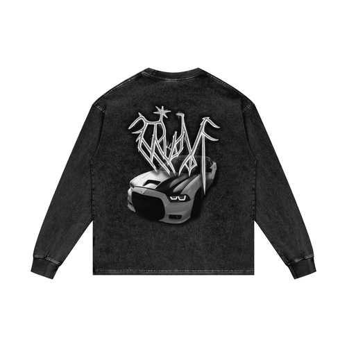 Qrum Acid Wash B13 Long Sleeve